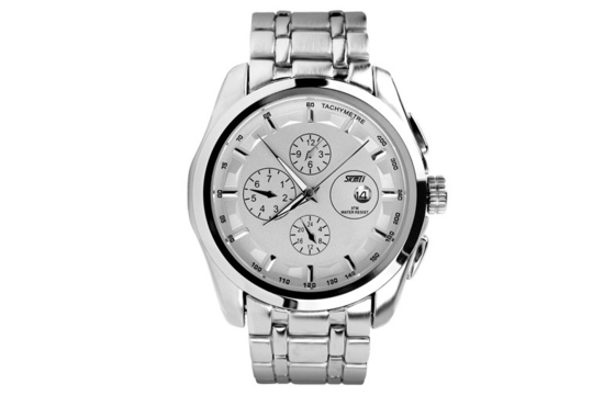 Men Stainless Steel Quartz Watch
