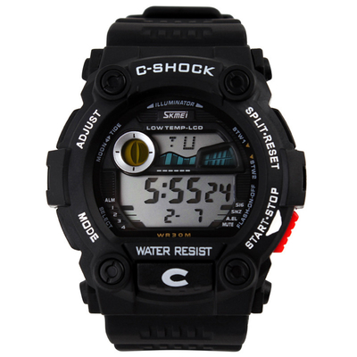 Plastic Multifunction Sport Watch