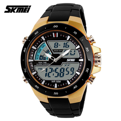 5 ATM Multifunction Sport Watch For Teenager , Digital Dress Watch