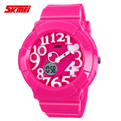 Women Latest Multifunction Sport Dual Time Analog Digital Watch