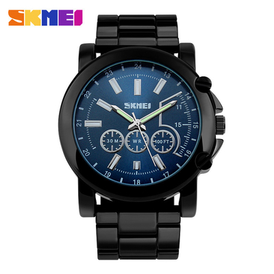 Lightweight Analog Quartz Watch Black Eco-friendly for Climbing