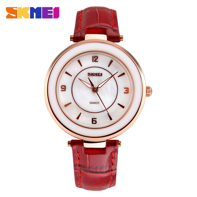 Zinc alloy case Colored Womens Quartz Watches Elegant Japan Movement